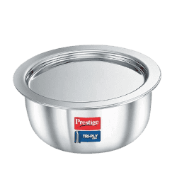 Prestige | Tri-Ply |  1 L | 14Cm  | tope Cookware | Silver