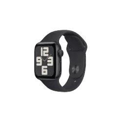 Apple Watch SE | GPS + Cellular 40mm Midnight Case & Midnight Sport Band | Midnight Strap