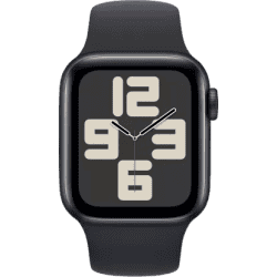 Apple Watch SE | GPS + Cellular 40mm Midnight Case & Midnight Sport Band | Midnight Strap