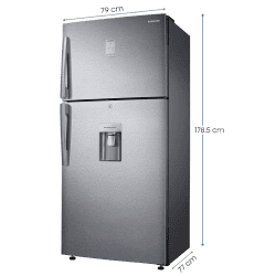 Samsung 523L 2 Star Frost-Free Double Door Digital Inverter Refrigerator | RT54B6558SL/TL | Steel