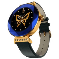 FIRE-BOLTT Emerald Smartwatch with Bluetooth Calling | HD Display | IP68 Water Resistant | Blue Strap