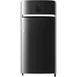 SAMSUNG 189 L Frost Free Single Door 4 Star Refrigerator  | Luxe Black | RR21C2E24BX/HL