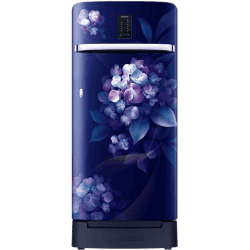 SAMSUNG 189 L Frost Free Single Door 4 Star Refrigerator | Hydrangea Blue | RR21C2F24HS/HL