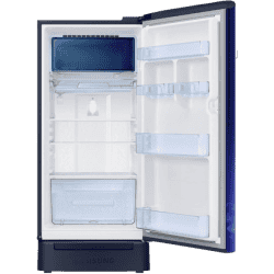 SAMSUNG 189 L Frost Free Single Door 4 Star Refrigerator | Hydrangea Blue | RR21C2F24HS/HL