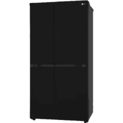 LG Frost Free Side by Side Refrigerator | GL-B257DBMX | 655 L | Black Glass