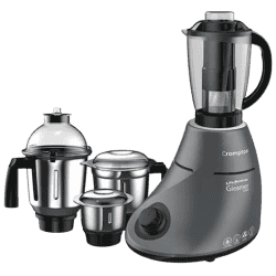 Crompton Gleamer Juicer Mixer Grinder  | 4 jar | 750X 750 W | Grey