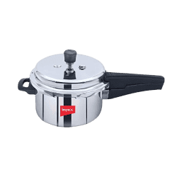 Impex EP Induction Base Stainless Steel Pressure Cooker | 2 L | Silver
