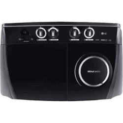 LG 11 kg with Roller Jet Pulsator Soak and Smart Filter Semi Automatic Top Load | P1155SKAZ | Black