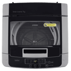 LG  | T70SKSF1Z  | 7 kg with Smart Diagnosis and Smart Inverter Fully Automatic Top Load | Silver