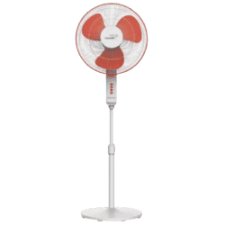 V-Guard Finesta STS Plus | 3 Blade Pedestal cum Table Fan | 2020 400 mm  | 3 Blade Pedestal Fan | White Red