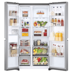 LG Refrigerator | GC-B257SLUV.APZQEBN | 694 Litres | Frost Free Side by Side Refrigerator with Door Cooling Plus Technology | Platinum Silver