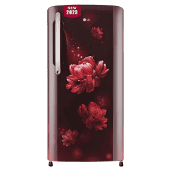 LG 201 L 3 Star Direct-Cool Single Door Refrigerator | GL-B211HSCD | Scarlet Charm