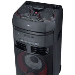 LG Karaoke Playback Bluetooth Party Speaker | DJ Effect DJ Pad | 500 W | Mono Channel | Black | OK55