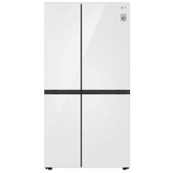 LG |  GL-B257DLWX | 655 litres | Side by Side Refrigerator | Linen White