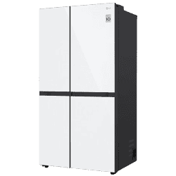 LG |  GL-B257DLWX | 655 litres | Side by Side Refrigerator | Linen White