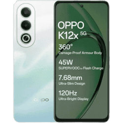 OPPO K12x 5G | 45W | 8 GB RAM | 256 GB  | Breeze Blue