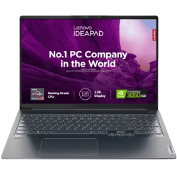 Lenovo IdeaPad 5 Pro | AMD Ryzen 7 Octa Core 6800HS | NVIDIA GeForce RTX 3050 | 16 GB | 512 GB SSD | Grey |  82SN00F0IN