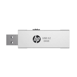 HP Flash Drive |  818 W | 64GB  | USB 3.2 | Silver Metal