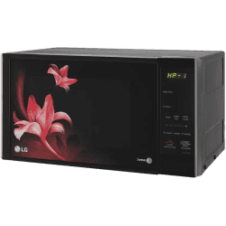 LG 20L Solo with Glass Door | Technology and Anti Bacteria Cavity Solo Microwave Oven |  Black | MS2043BR,