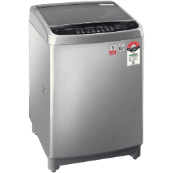 LG 10 Kg Inverter Fully-Automatic Top Loading Washing Machine T10SJSS1Z Free | Silver