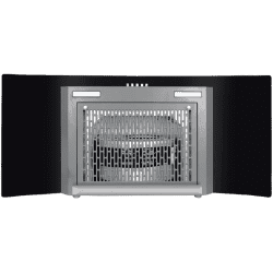 Faber Hood Ace Pro Wall Mounted Chimney | 3D | 90 cm | Black | HC PB FL BK