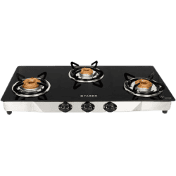 FABER Jumbo 3BB SS Stainless Steel Manual Gas Stove | 3 Burners