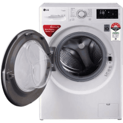 LG 6 kg 5 Star Fully Automatic Front Load with In-built Heater-FHT1006ZNW.ABWQEIL | White