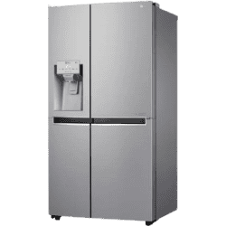 LG 668 L Frost Free Side by Side Refrigerator with with Hygiene Fresh+ and Smart ThinQ |WiFi Enabled | Shiny Steel | GC-L247CLAV