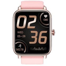 fire boltt REBEL 46.5mm | 1.83 HD full touch display | multiple sports modes Smartwatch | Pink