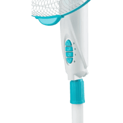 BAJAJ Airstream 3 Blade Pedestal Fan | 400 mm | Blue