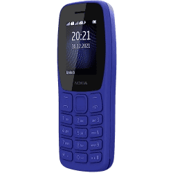 Nokia 105 Single SIM Keypad Mobile Phone | Blue