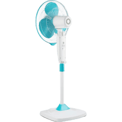 BAJAJ Airstream 3 Blade Pedestal Fan | 400 mm | Blue