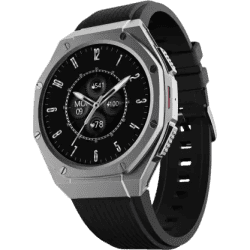 boAt Enigma X600 Smartwatch with Bluetooth Calling | AMOLED Display | IP68 Water Resistant | Jet Black Strap