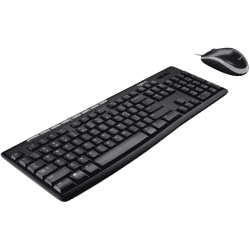 LOGITECH MK 200 MEDIA KEYBOARD AND MOUSE COMBO | Black