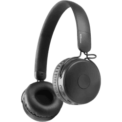 Portronics Bluetooth Headset | POR-317  | On the Ear Muffs M  | Black