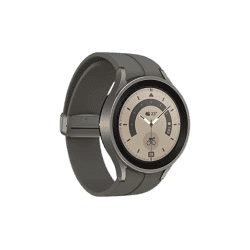 SAMSUNG Galaxy Watch5 Pro Smartwatch with Bluetooth Calling | 45mm Super AMOLED Display | Gray Titanium | SM-R920NZTAINU