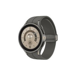 SAMSUNG Galaxy Watch5 Pro Smartwatch with Bluetooth Calling | 45mm Super AMOLED Display | Gray Titanium | SM-R920NZTAINU