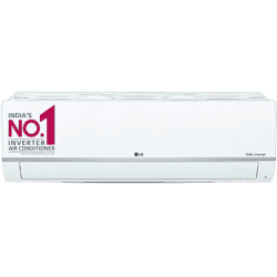 LG 1 Ton 5 Star Dual Inverter Split AC | RSNQ14JNZE ANLG | white