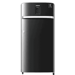 Samsung 3 star 192L Curd Maestro  One Door Refrigerator | RR21A2J2YBX/HL | Luxe Black