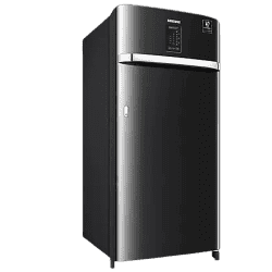 Samsung 3 star 192L Curd Maestro  One Door Refrigerator | RR21A2J2YBX/HL | Luxe Black