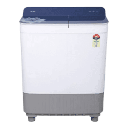 Haier Semi-Automatic Washing Machine | 9 Kg | Toughened Glass | White | HTW90-178