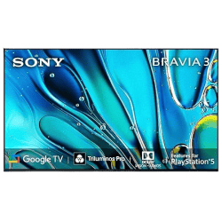 Sony BRAVIA 4K Ultra HD LED Google TV | Series 3 | 190 cm (75 inch) | Black | K 75S30