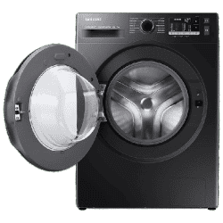 Samsung Inverter Fully Automatic Front Load Washing Machine | 9 kg | 5 Sta | Black | WW90TA046AB1TL