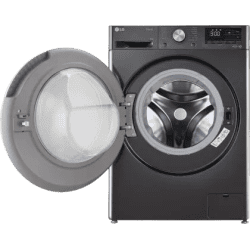 LG | FHP1209Z9B | ABLQEIL | 9 Kg | 5 Star | Inverter Fully Automatic Front Load Washing Machine | Black