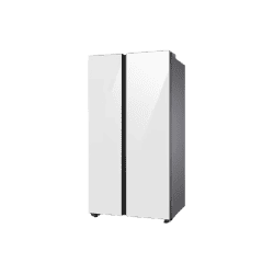 Samsung BESPOKE Convertible 5in1 Side by Side Refrigerator | 653 L | 3 Star |Twin Cooling Plus Technology | Clean White | RS76CB81A312HL