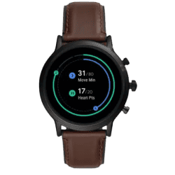 FOSSIL The Carlyle HR Free Size Smartwatch | Strap Brown | FTW4026