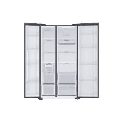 Samsung BESPOKE Convertible 5in1 Side by Side Refrigerator | 653 L | 3 Star |Twin Cooling Plus Technology | Clean White | RS76CB81A312HL
