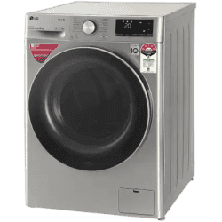 LG 8 kg Fully Automatic Front Load with In-built Heater | FHV1408ZWP | Silver