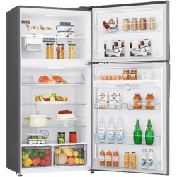 LG 630 L Frost Free Double Door 3 Star Refrigerator | GR-H812HLHQ | Platinum Silver