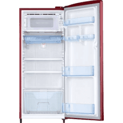 SAMSUNG 192 L Direct Cool Single Door 3 Star Refrigerator | RR20T1Y1YRH/HL | Scarlet Red